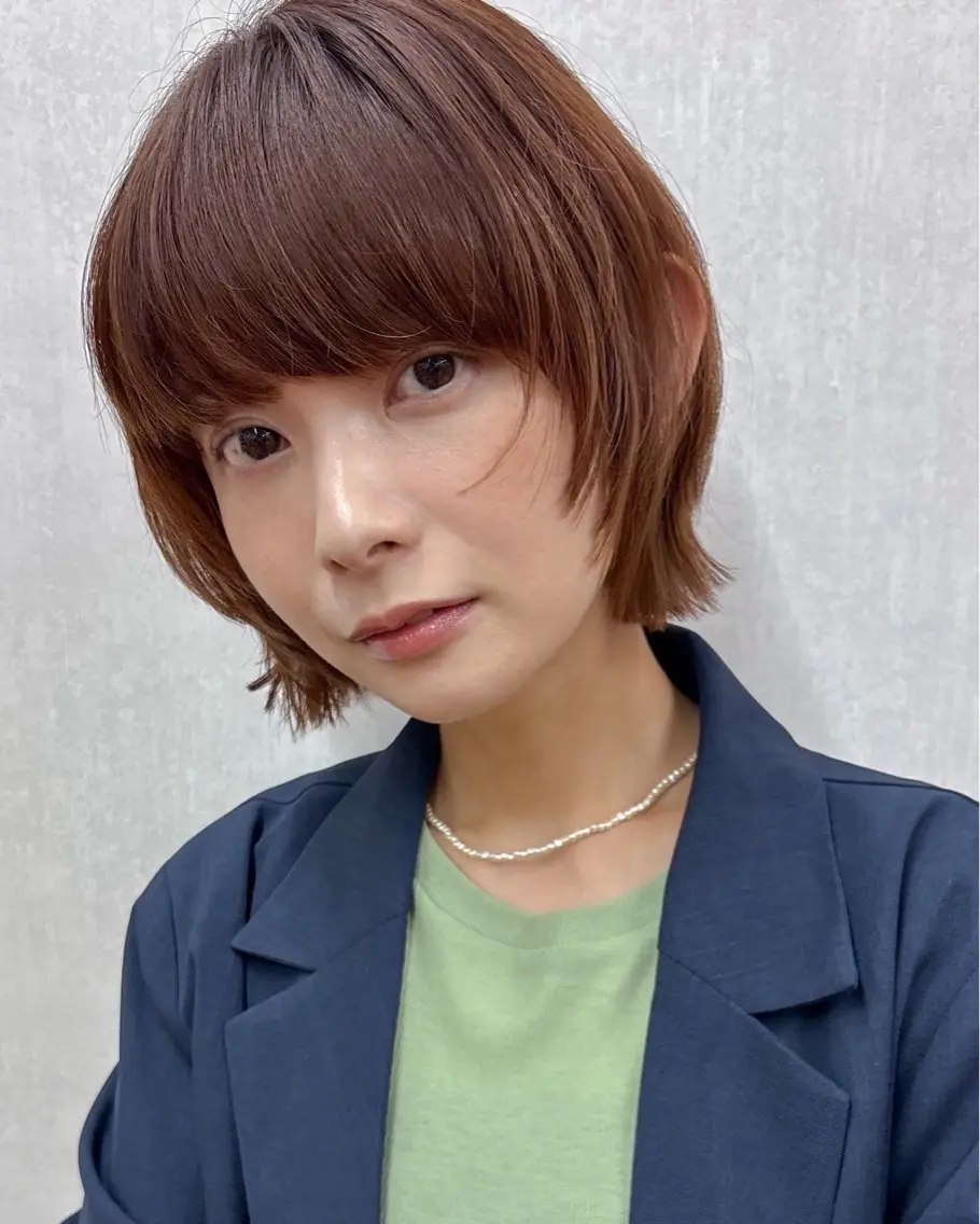ミディアム ボブレイヤー ボブ レイヤーカット トリートメント カット ヘアカラー トリートメント ボブ/ミディアム 親しみやすさ/さくらのヘアスタイル