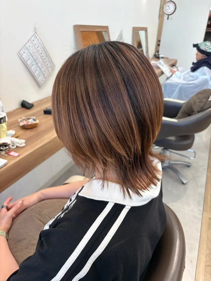 ショート ウルフカット カット 渡邊 玲来のヘアスタイル