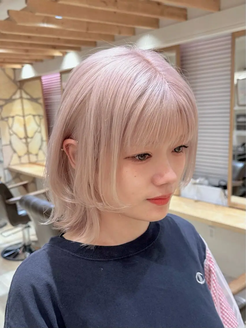 ショート ヘアカラー トリートメント 新宿 木下拓哉のヘアスタイル