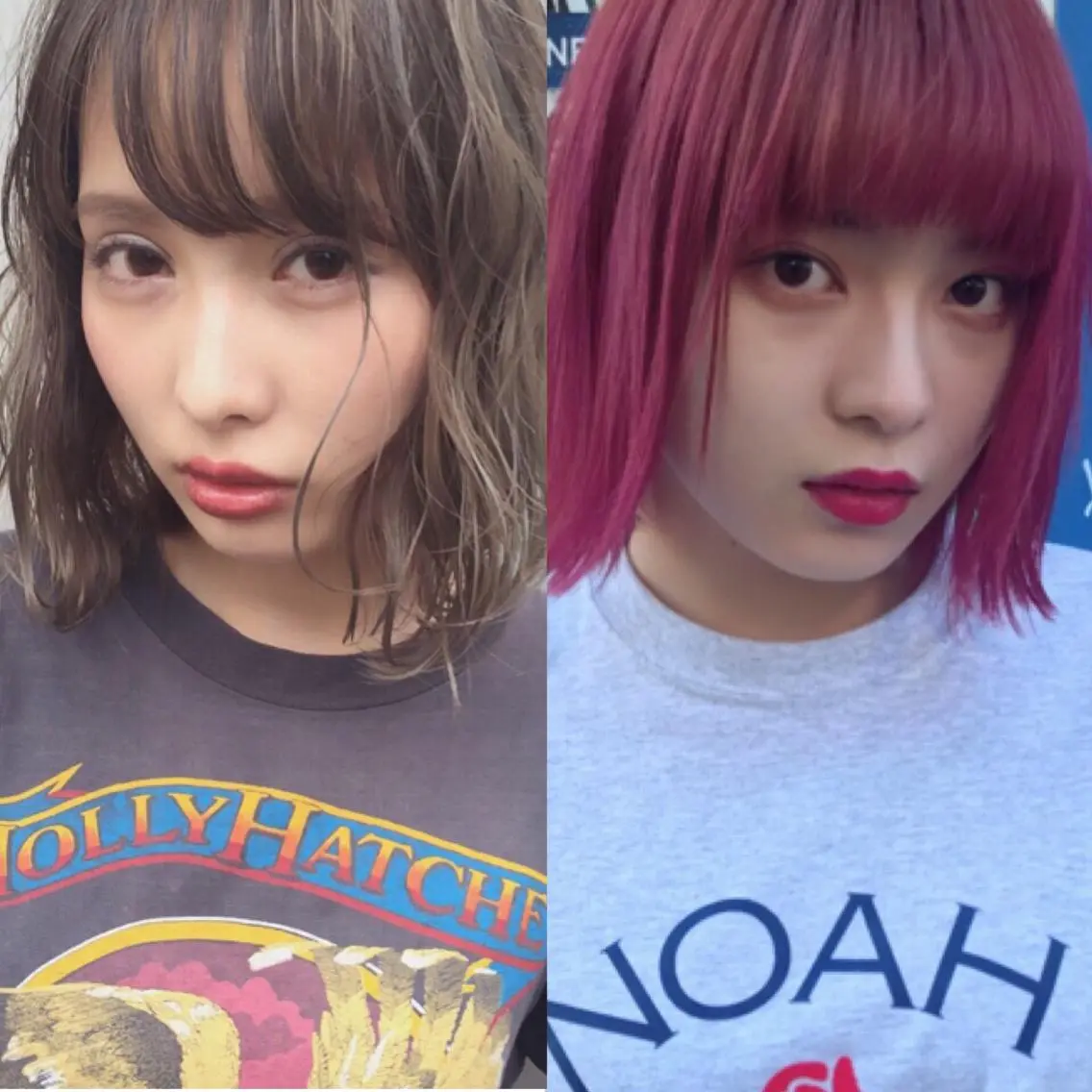 ミディアム カラー パーマ ヘアカラー トリートメント ヘアセット ☔️髪質改善🉐割✨ 🐸“ever”🐸のヘアスタイル