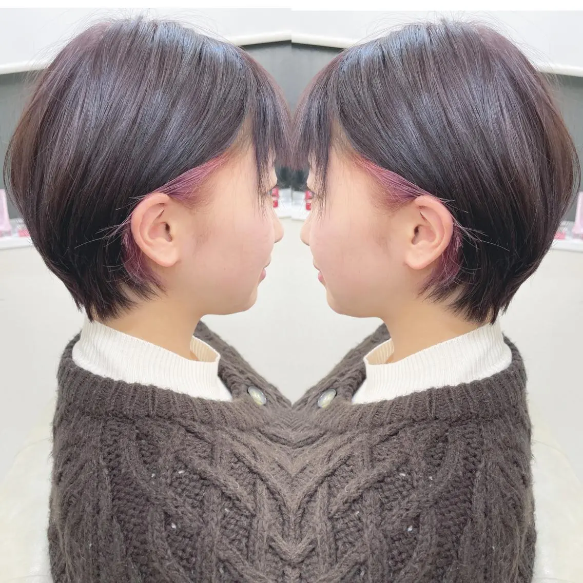 ショート ショートボブ ボブ ショートヘア H (エイチ) 烏丸御池店のヘアスタイル