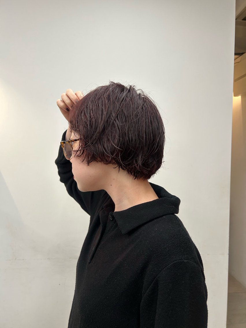 カラー ヘアカラー Shiho .bob cutのヘアスタイル