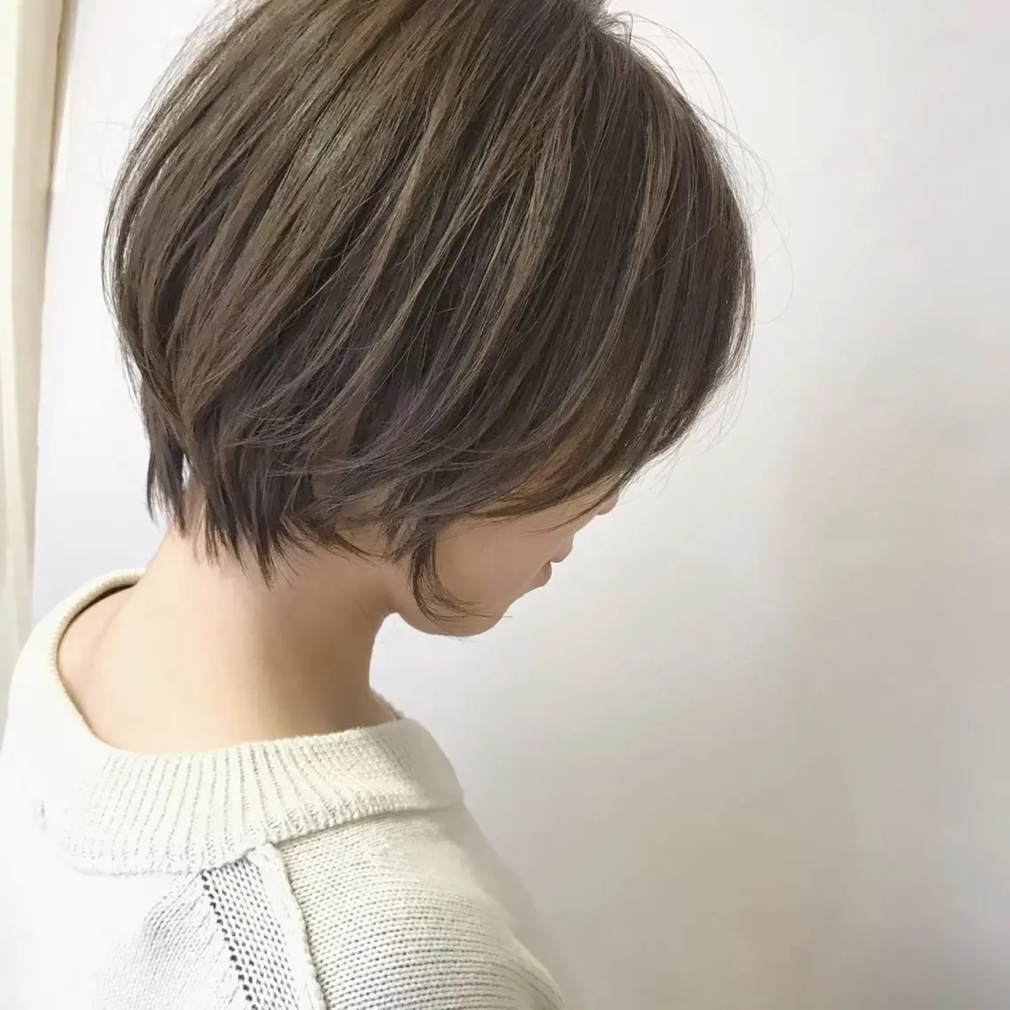 カラー ベージュカラー 透明感カラー オリーブベージュ 中田 姫歌のヘアスタイル