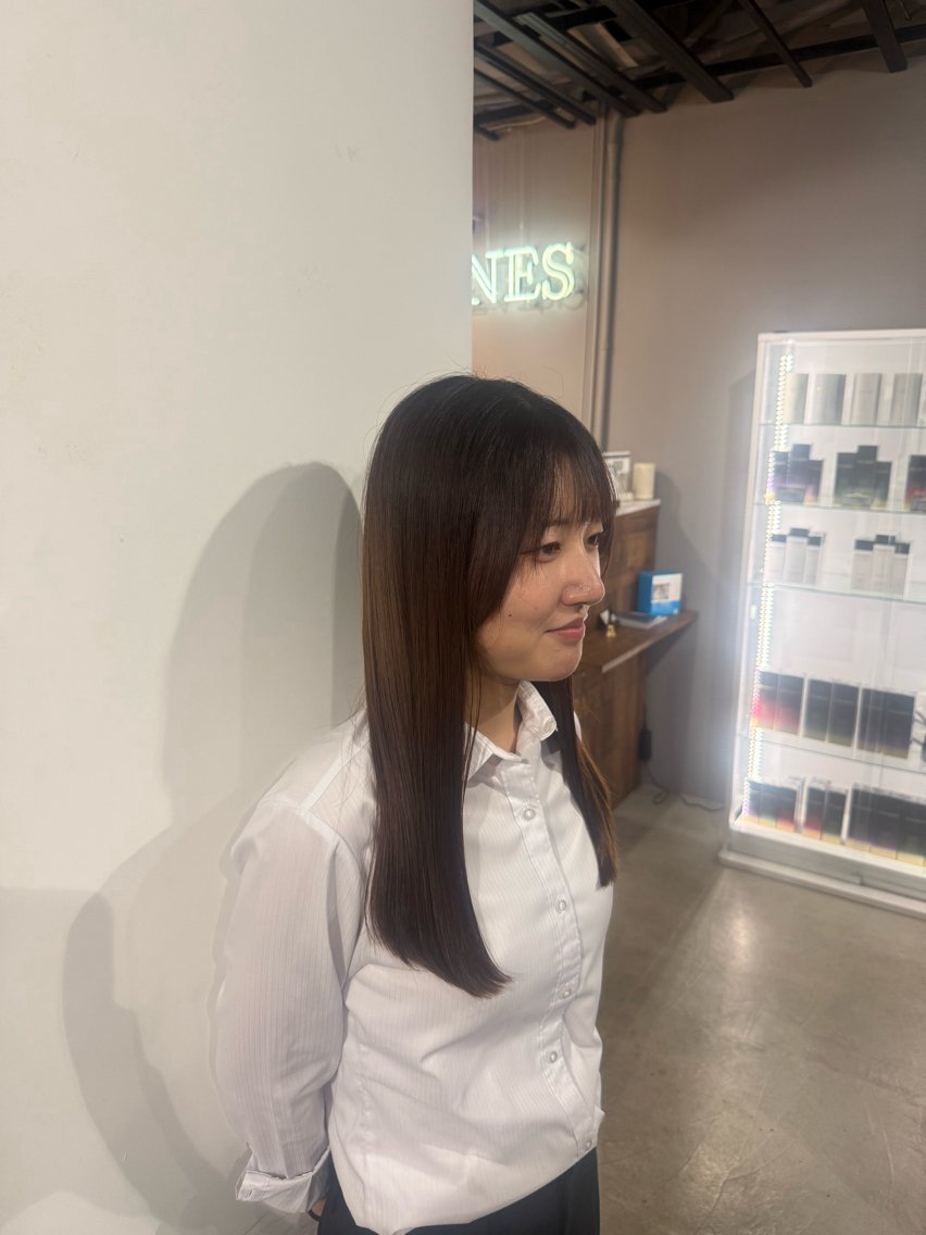 ロング 篠田 舞のヘアスタイル