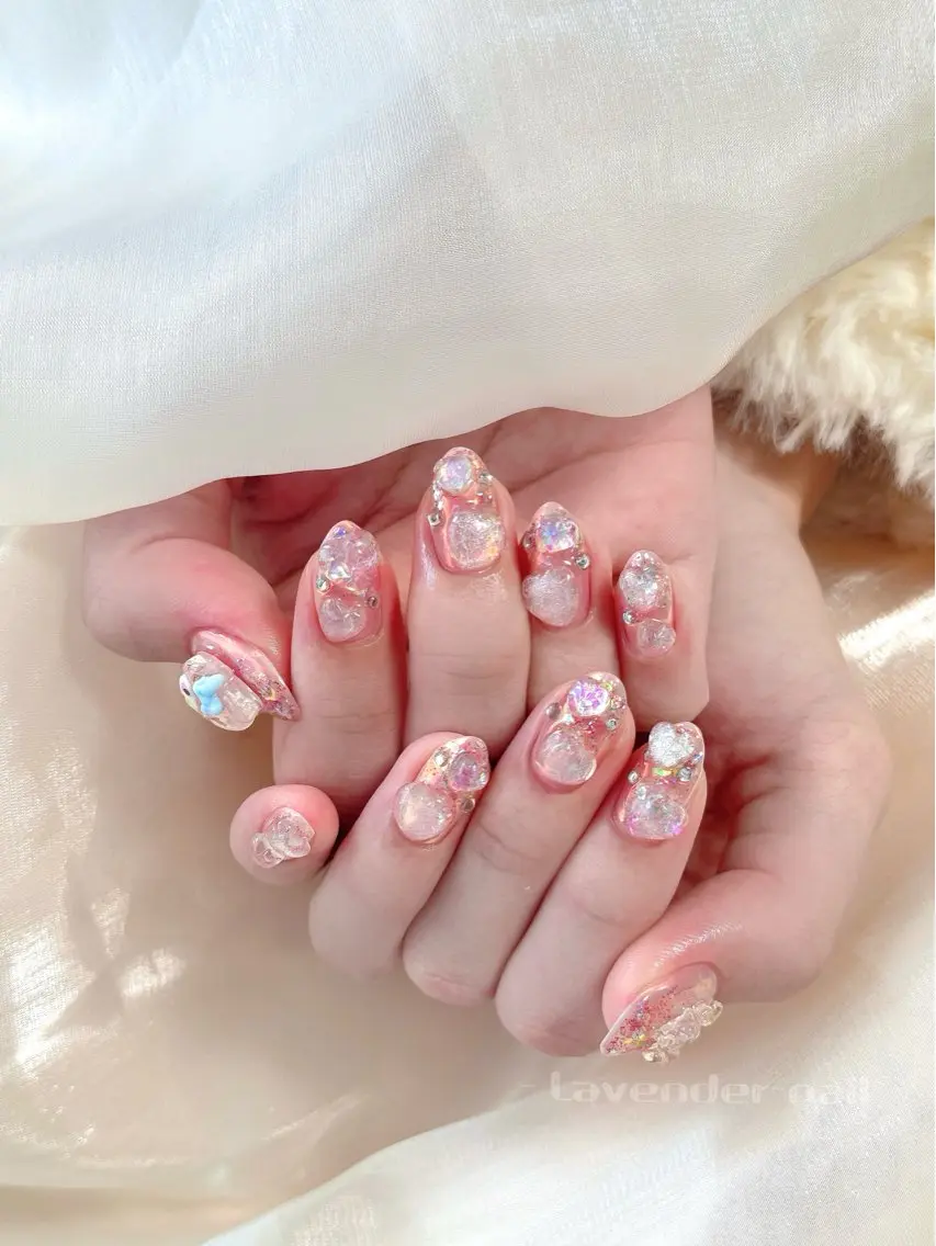 ネイル ハンドネイル Lavender nail·中島公園のネイルデザイン
