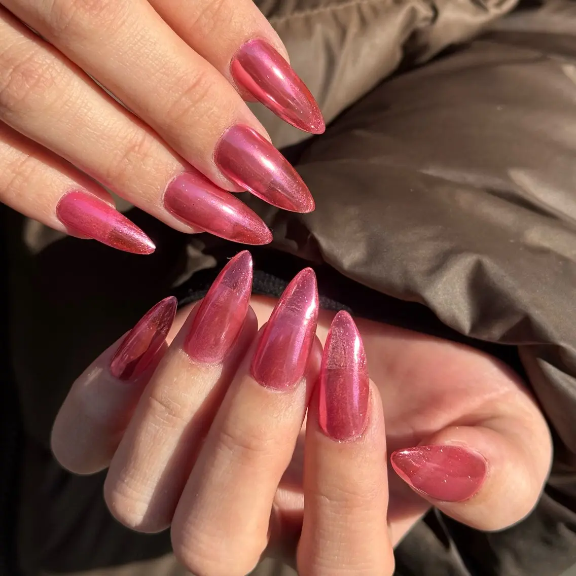 【オフ無】 10本長さだし💖ミラーorオーロラの写真