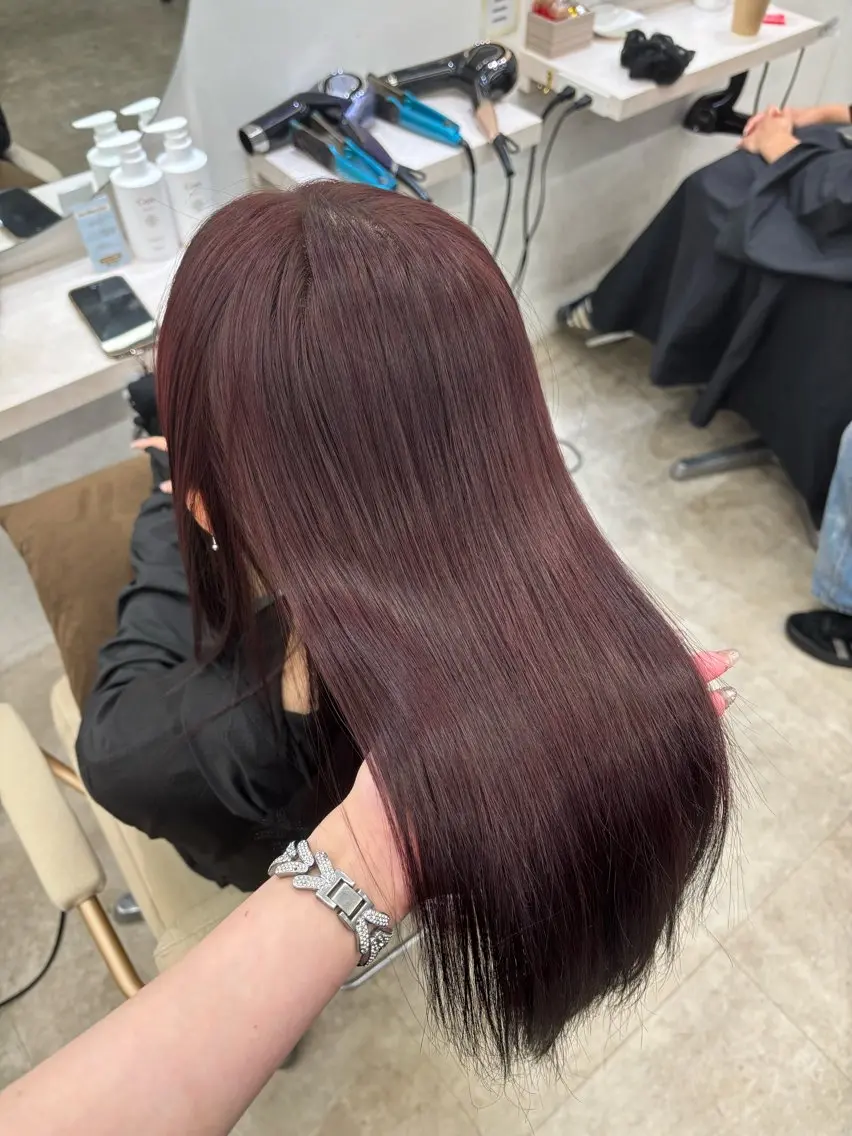 ロング カラー ヘアカラー Core かんなのヘアスタイル