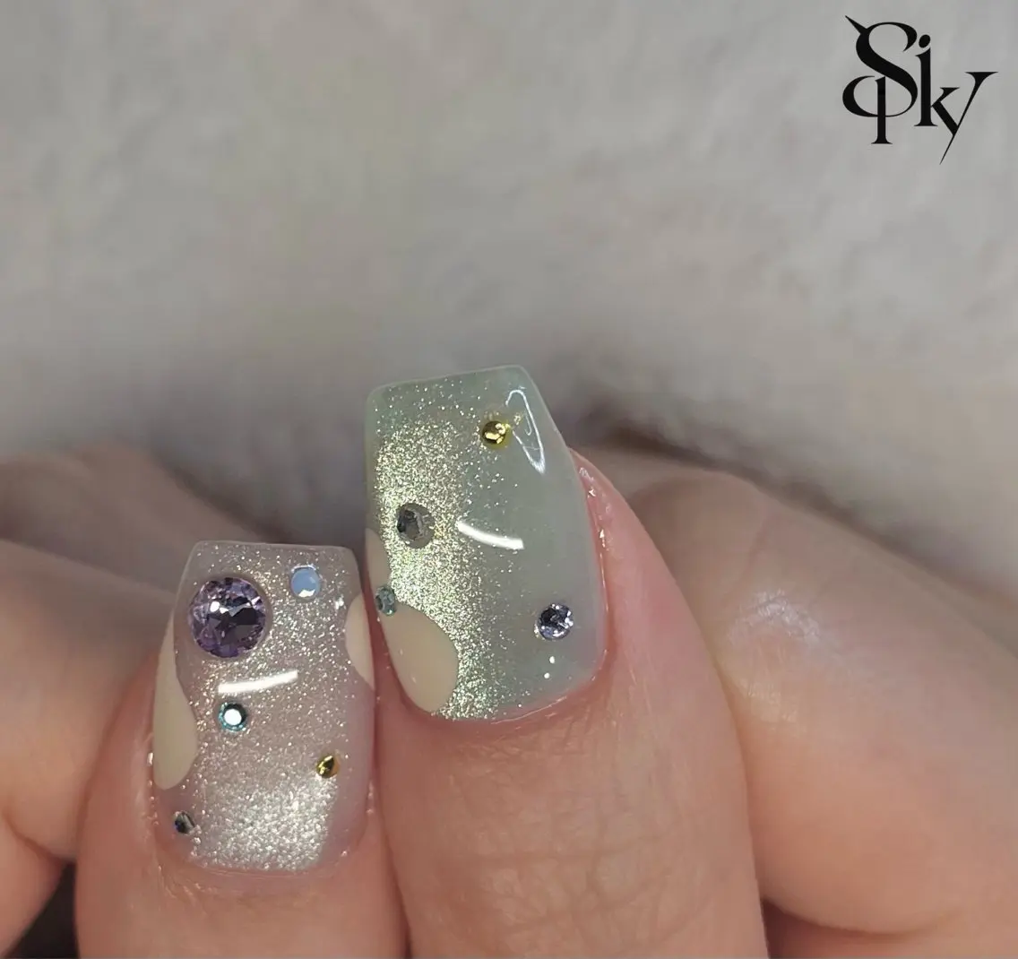 ネイル Spiky とうげ ふうかのネイルデザイン