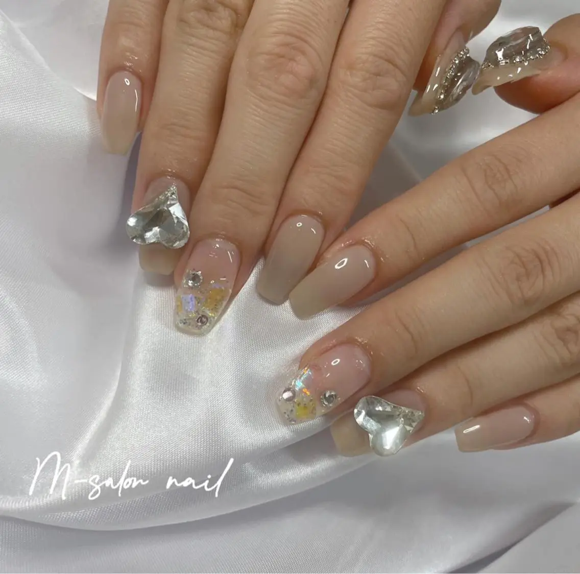 ネイル ハンドネイル 韓国/網紅/パーツ M-salonのネイルデザイン
