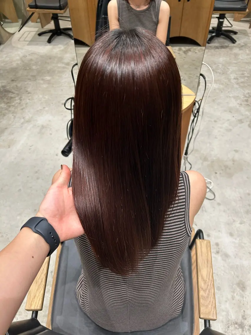 ツヤツヤ縮毛矯正👩🏼‍🦱の写真