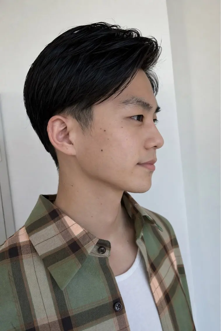「✨自然な仕上がりメンズ縮毛矯正✂️+カット+TR🔥」の写真