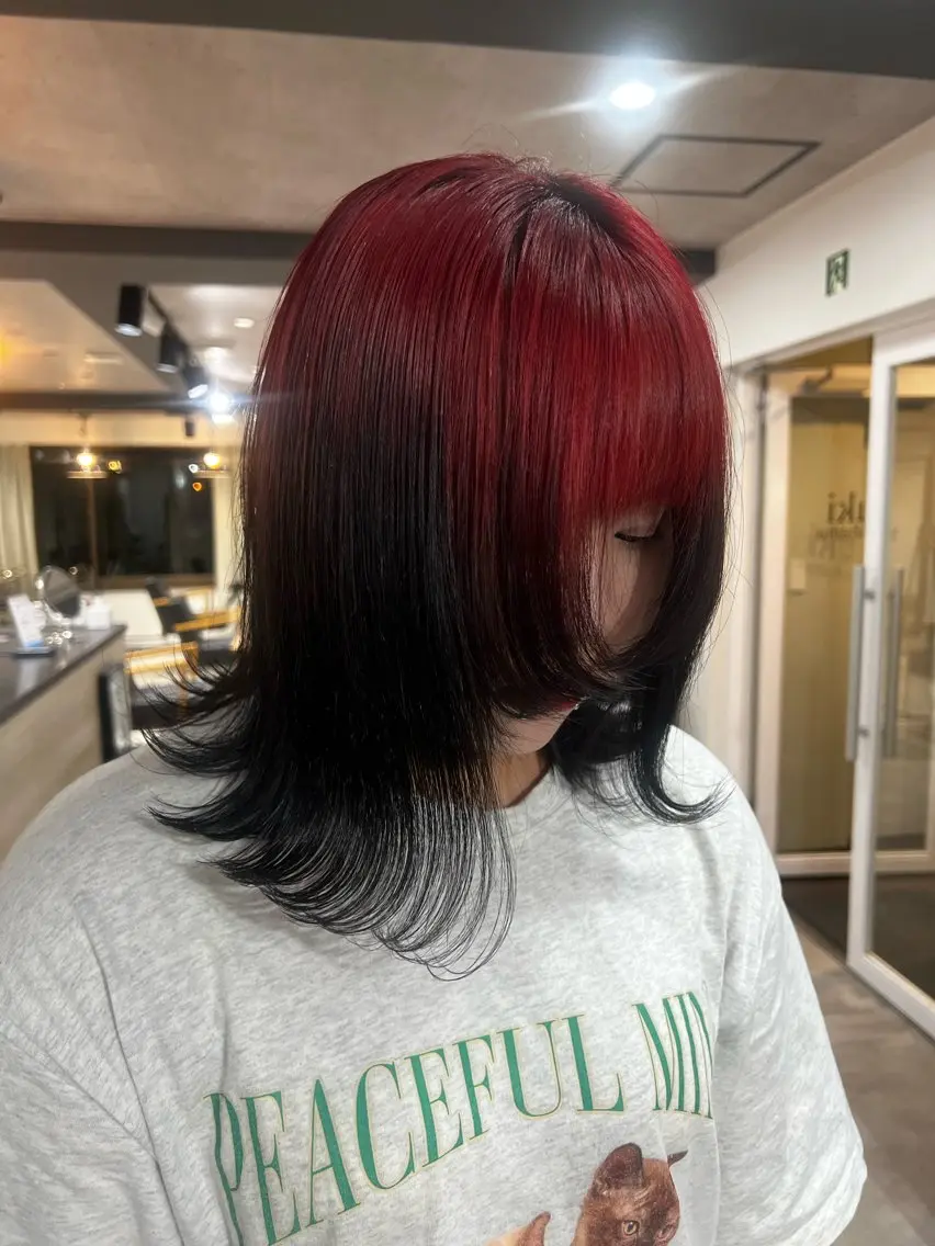 ミディアム 透明感カラー/ ゆずほのヘアスタイル