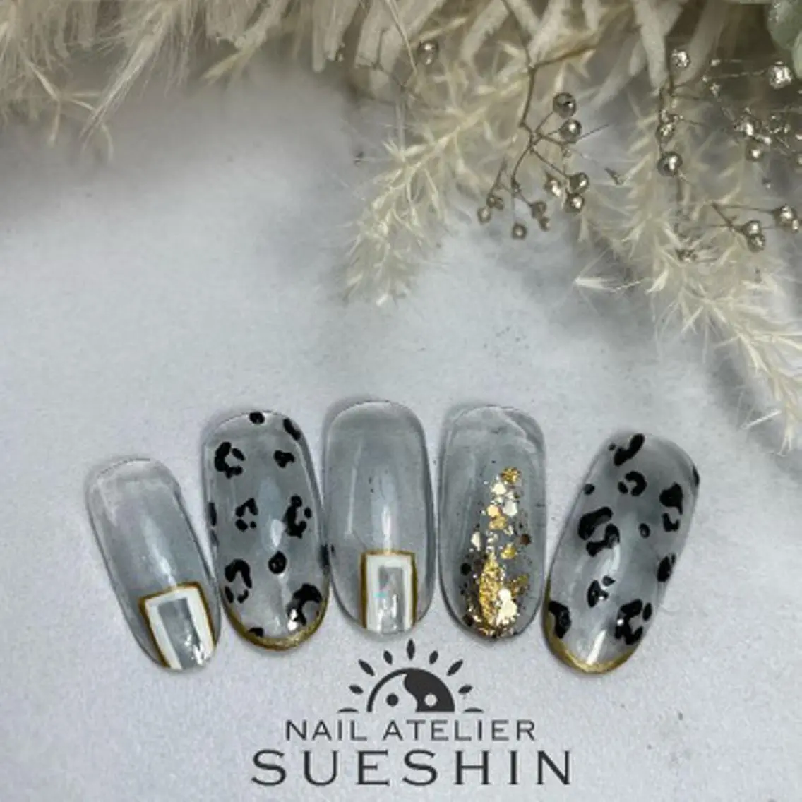 ネイル ラメ(グリッター) ハンドネイル S ueshinのネイルデザイン