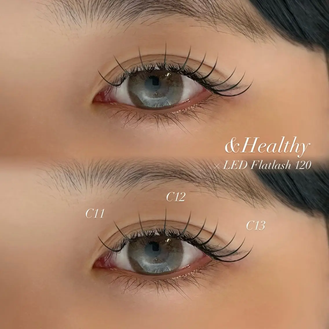 【&Healthy】アンドヘルシー🫧LEDフラットラッシュ100〜140本の写真