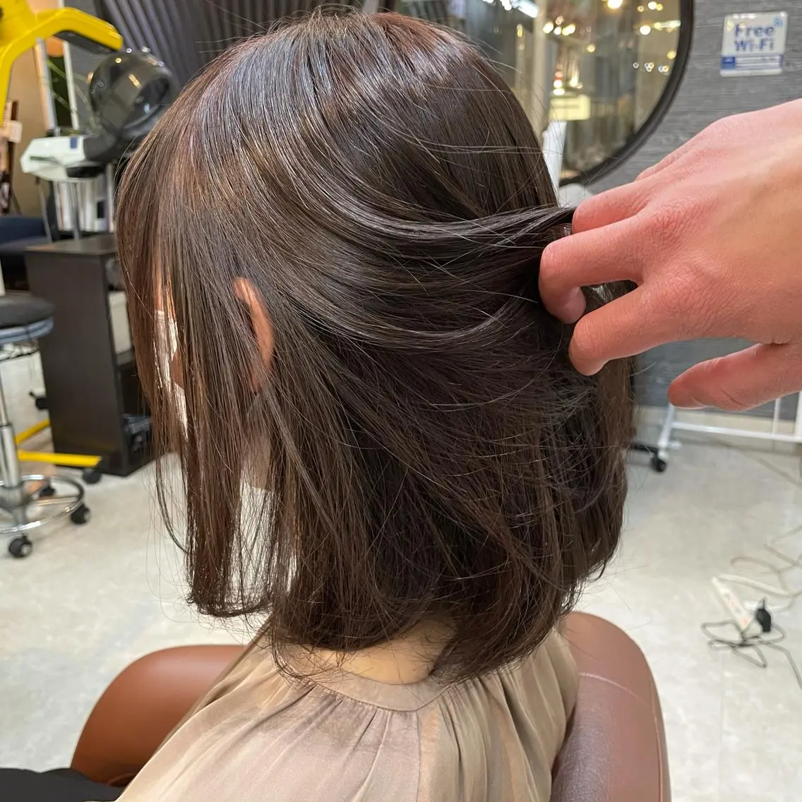 ショート カラー 透明感カラー 能登谷 泉稀のヘアスタイル