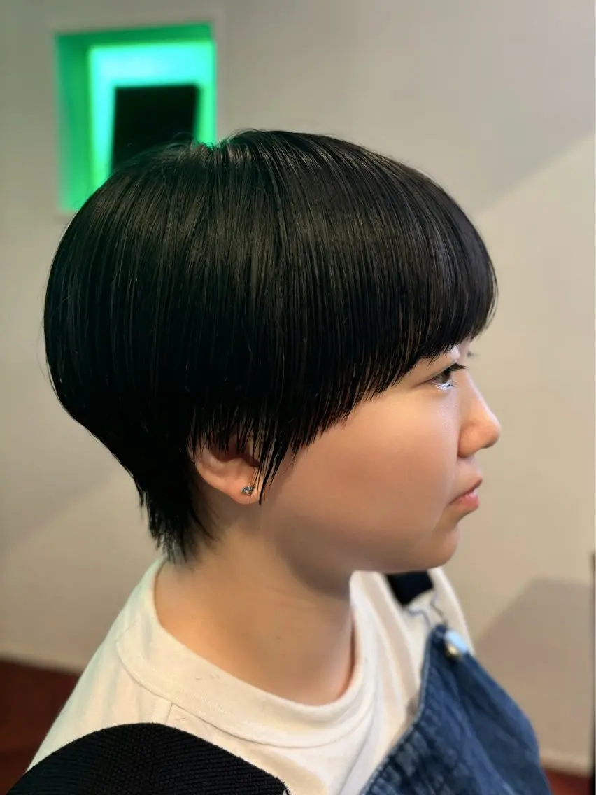 ショート 顔周りカット ショートヘア カット コバヤシ リョウタのヘアスタイル
