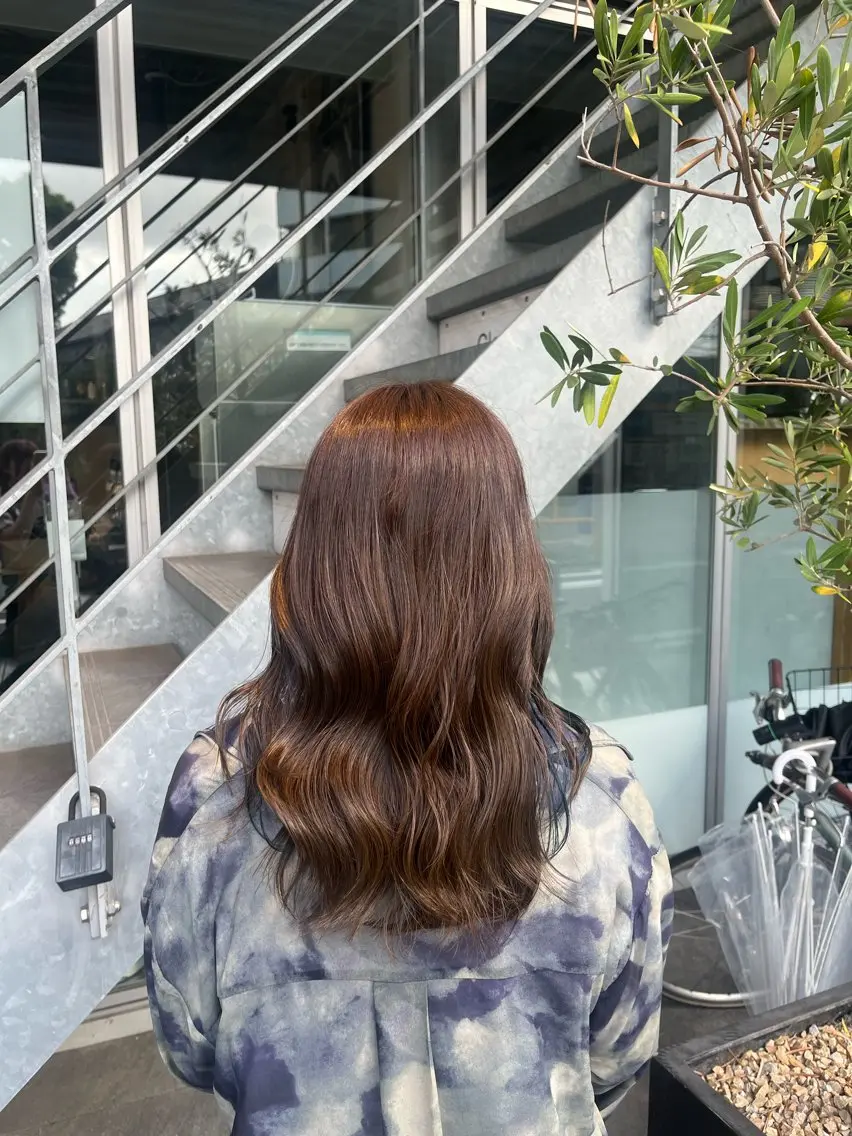 カラー ブラウンカラー ナチュラルブラウン ヘアカラー 和泉田 真白のヘアスタイル