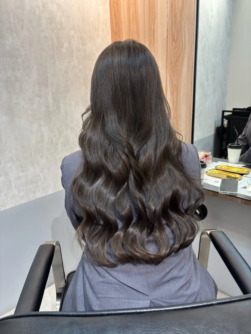 ロング カラー ヘアカラー トリートメント ✨津田佐功/兵庫三宮 /ボブ/カット✨のヘアスタイル