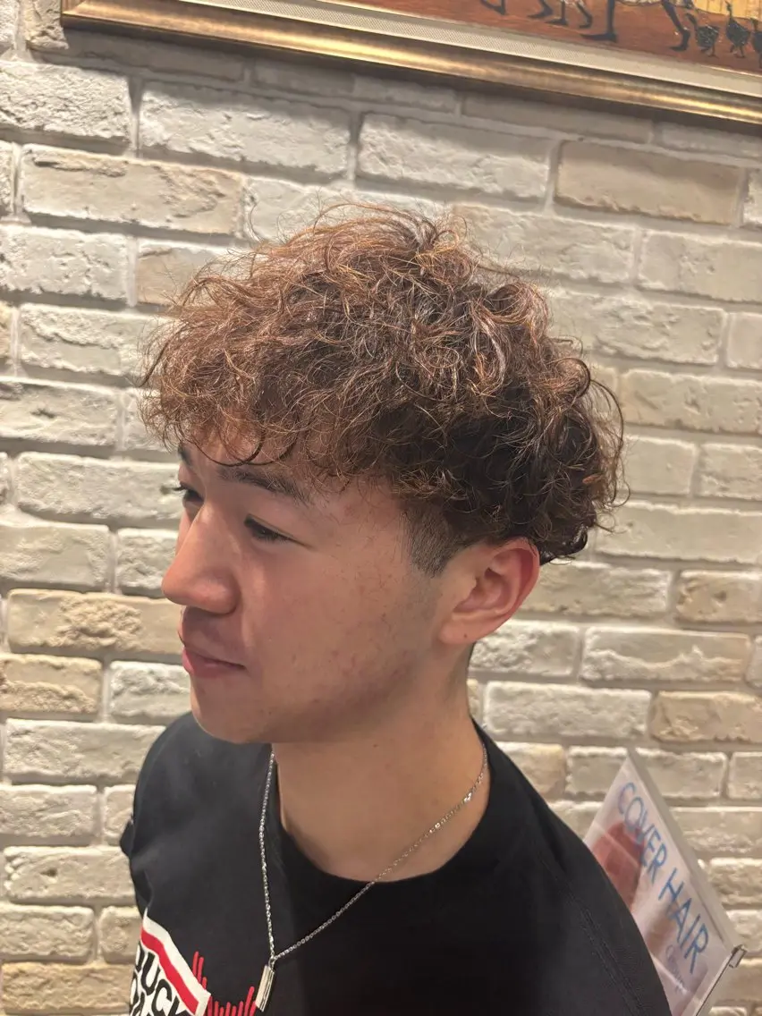 メンズ メンズパーマ COVER HAIR 川口店✨　土屋凜のヘアスタイル