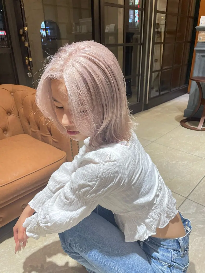 カラー 髪質改善カラー🫧 横浜/liberteのヘアスタイル