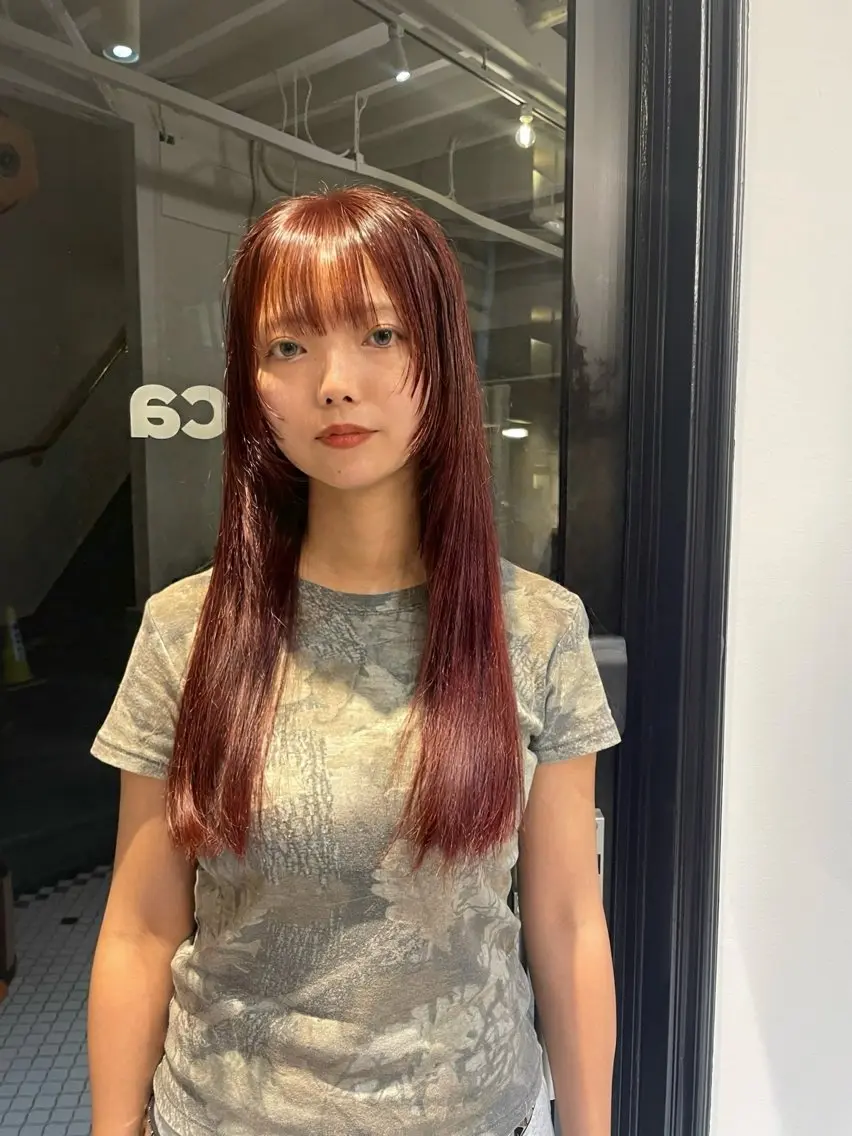 カラー 浅野 桃代のヘアスタイル