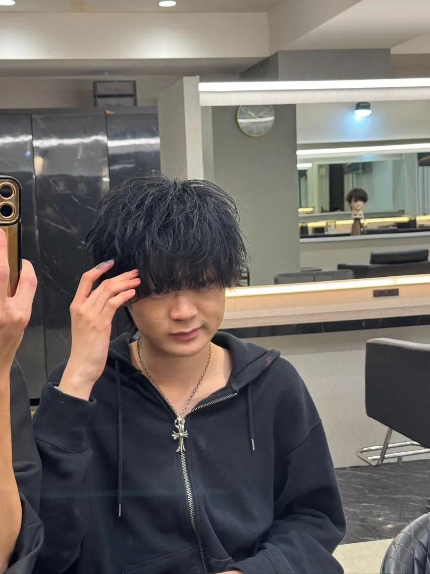 メンズ メンズパーマ パーマ 公平 莉月のヘアスタイル