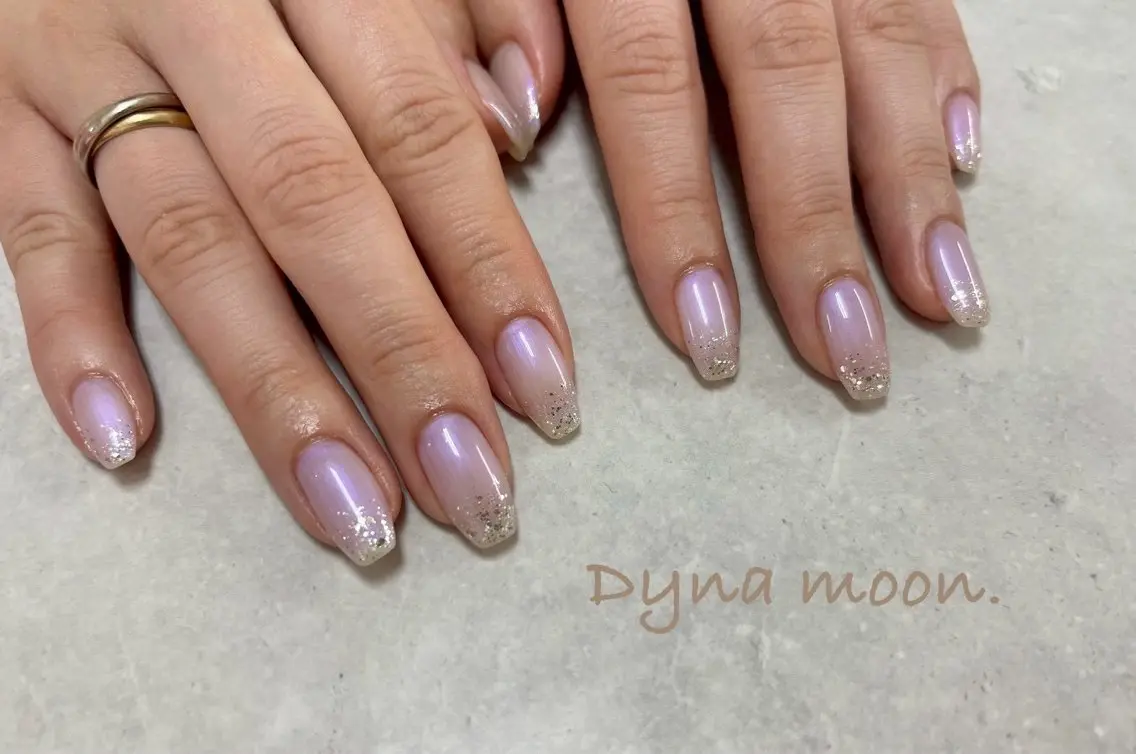 ネイル ハンドネイル Dyna  moon 陽菜のネイルデザイン