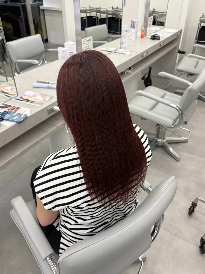 ロング カラー ヘアカラー 🫧ナチュラル矯正 /カラー🫧あやりのヘアスタイル