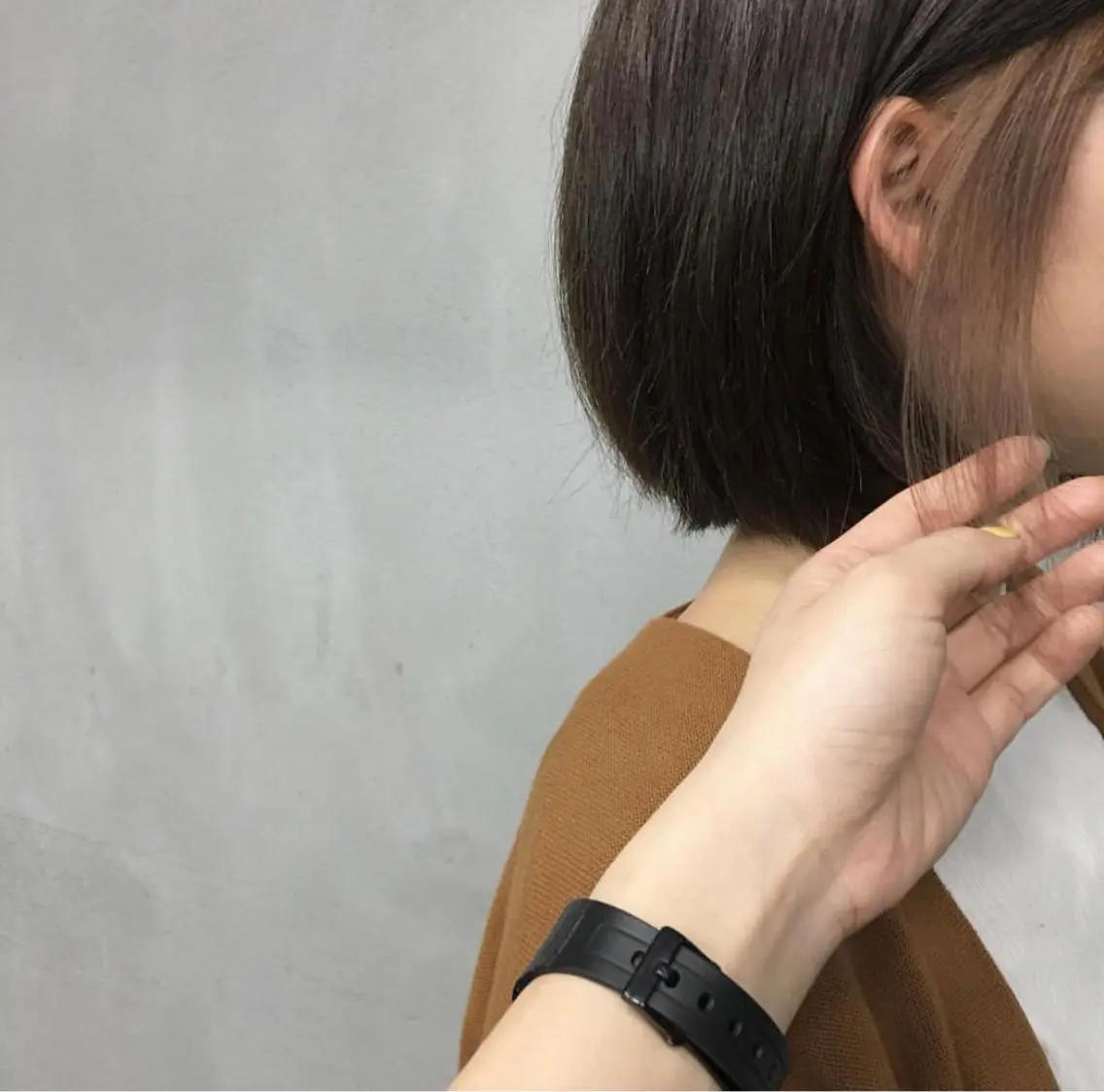 ショート カラー パーマ ヘアアレンジ メンズ キッズ ネイル マツエク・マツパ メンズインナーカラー ベージュカラー インナーカラー カット #tag 稗田綾加のヘアスタイル