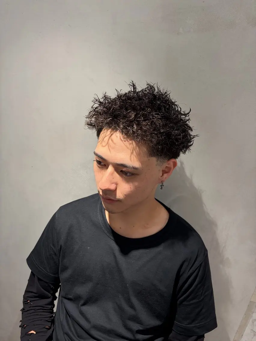 ショート ショートヘア カット パーマ 宮林 舞央のヘアスタイル