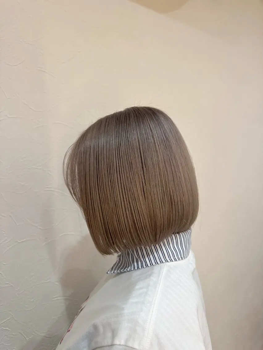 ミディアム カラー ヘアアレンジ カット ヘアカラー 佐々木 まゆかのヘアスタイル