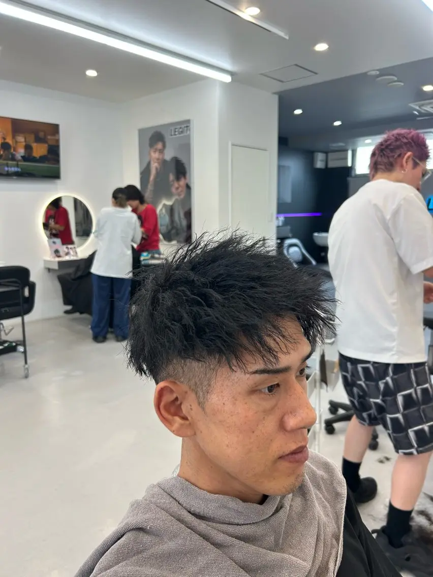 パーマ メンズ パーマ 西村 琥太郎のヘアスタイル