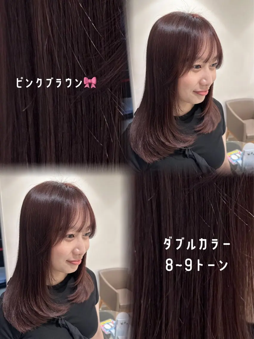【🍒ྀིブリーチなしダブルカラー🍒ྀི×トリートメント】の写真