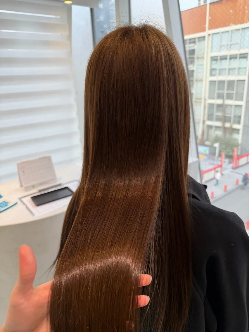 ロング カラー ヘアカラー トリートメント IENA髪質改善 honokaのヘアスタイル