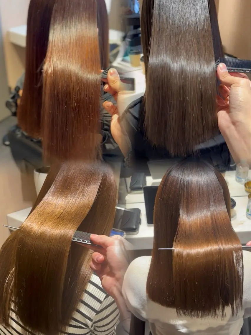 セミロング 縮毛矯正 縮毛矯正 トリートメント ⭐️超ボブ特化 ✂️きりっぱなしボブのヘアスタイル