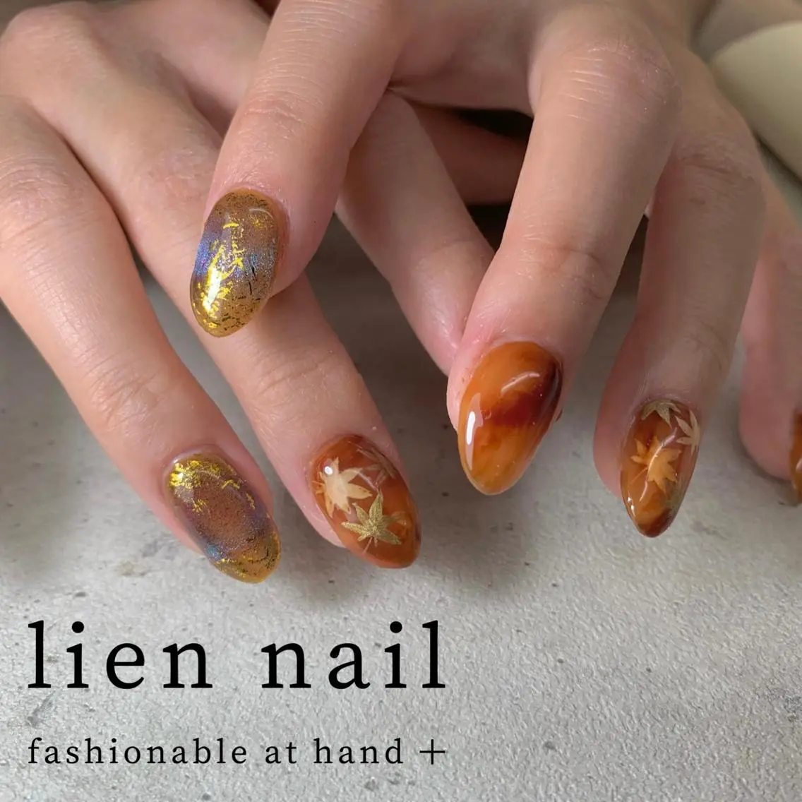 ミディアム ハンドネイル ハンドケア Queen nailのネイルデザイン