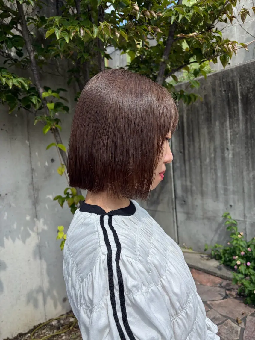 ショート 💫透明感カラー💫 芝淵 日留菜のヘアスタイル