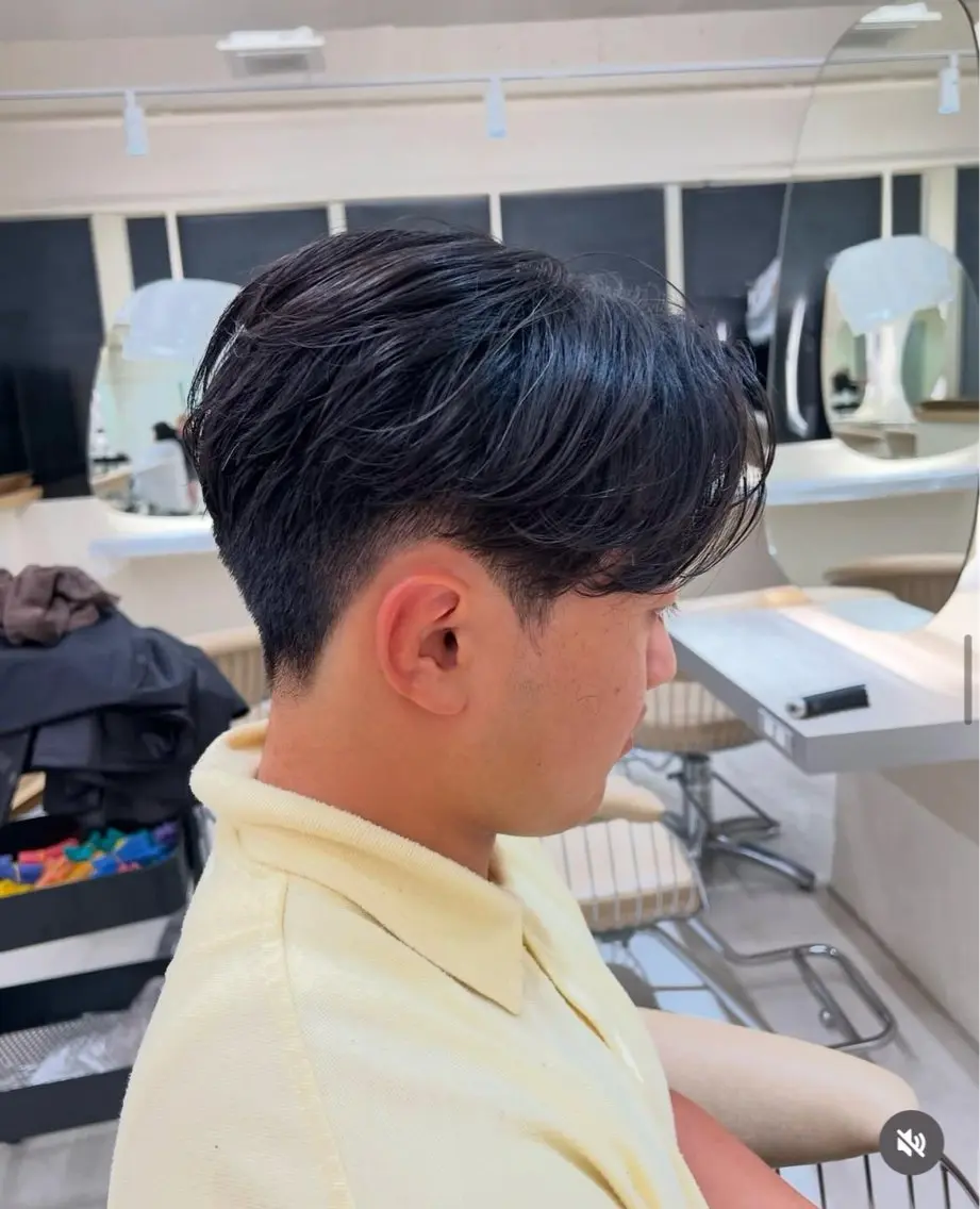 メンズ 縮毛矯正 トリートメント 重松 丈博のヘアスタイル