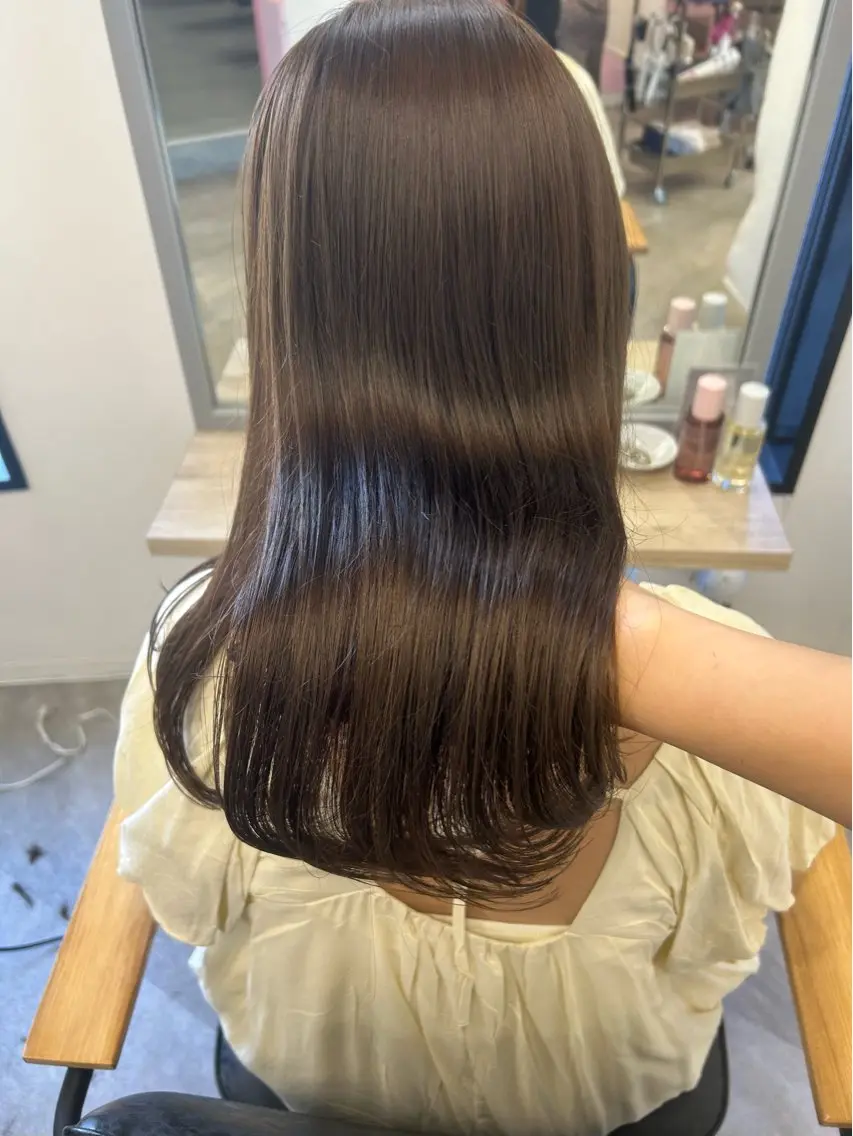 【2回目以降】アディクシーカラー＋3step艶トリートメント🎗️🥣の写真