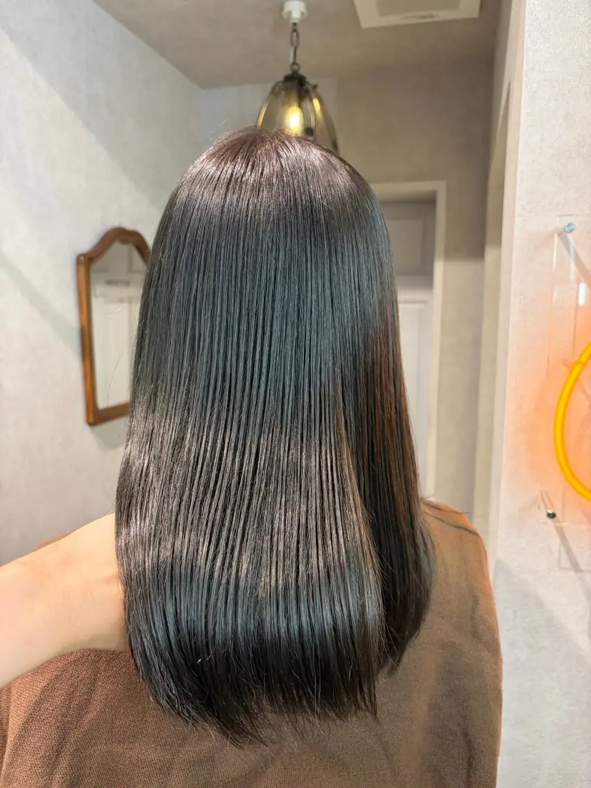 カラー カット ヘアカラー 透明感カラー🫧🎀 まりなのヘアスタイル