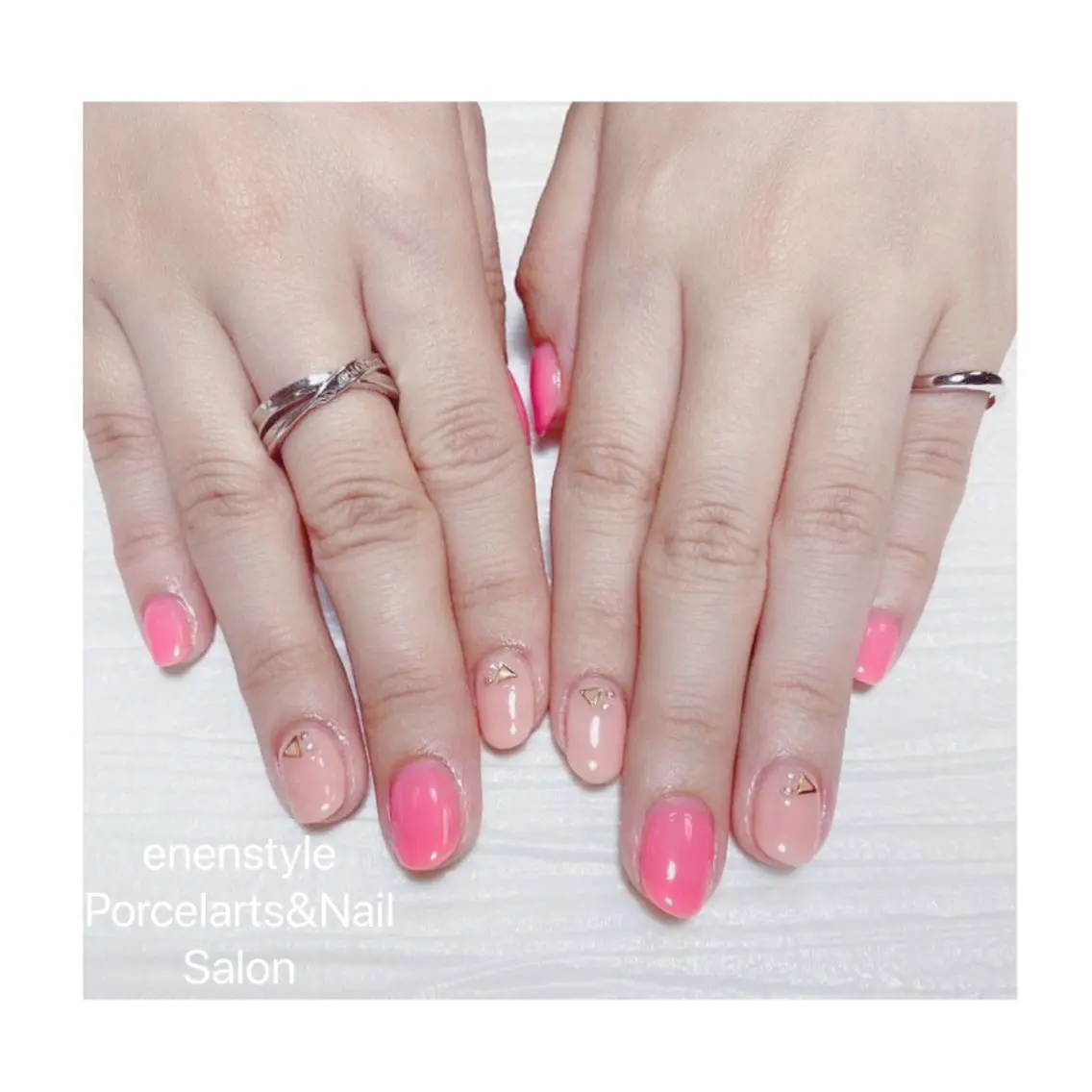 ショート ネイル ハンドネイル 🐾enen style 🐾のネイルデザイン