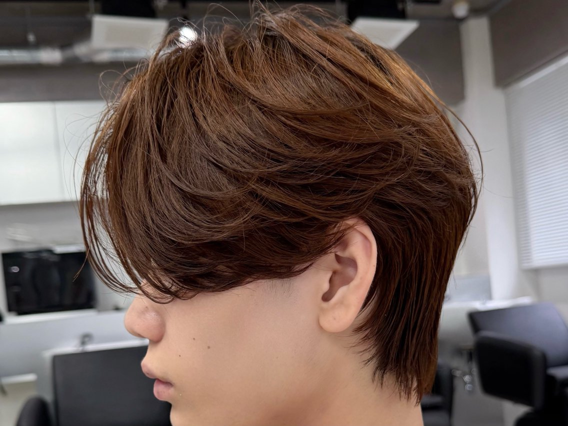 パーマ ヘアアレンジ メンズ 縮毛矯正 カット 縮毛矯正 (メンズ特化)AKI /古本晃大のヘアスタイル