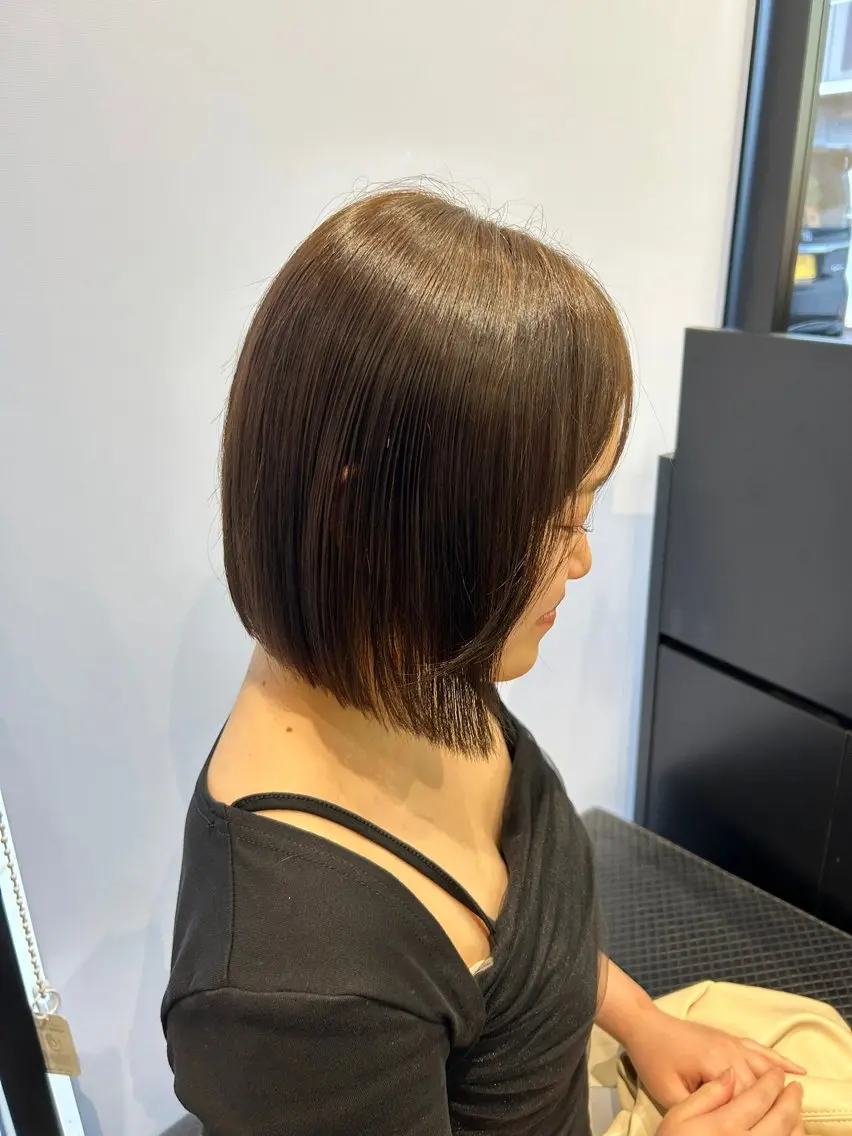 ショート カット ヘアカラー トリートメント ishizuka toaのヘアスタイル