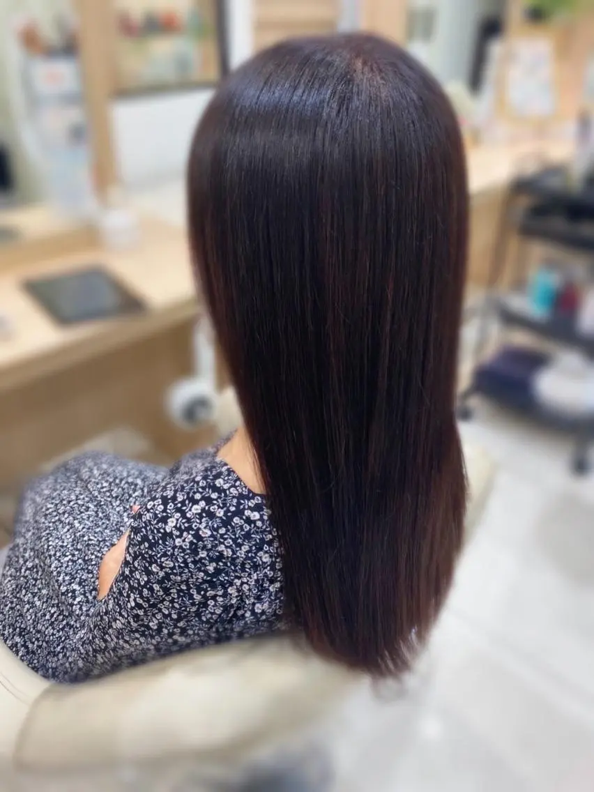 【✨綺麗を続けるリタッチカラー🤩】⭐根元染めカラーモデル(リタッチ)💛の写真