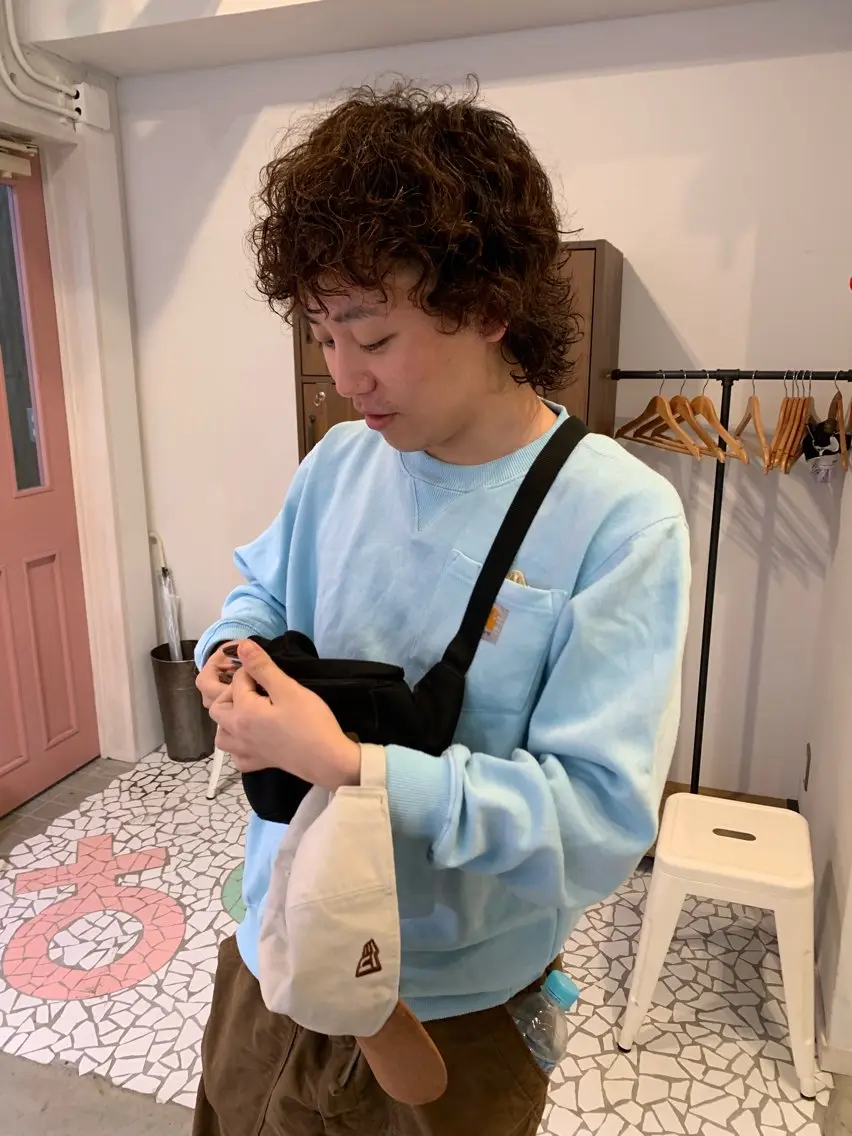 ショート カット パーマ 山嵜 かなのヘアスタイル