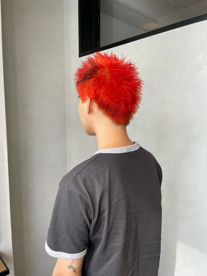 メンズ 檜谷 晴　顔周りカットのヘアスタイル