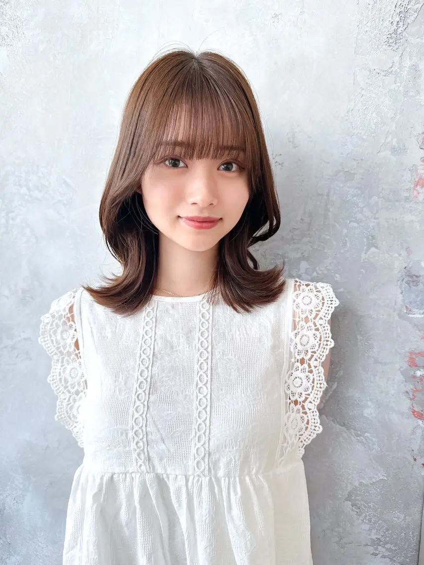 ミディアム 新宿/レイヤー/ amu🫧のヘアスタイル