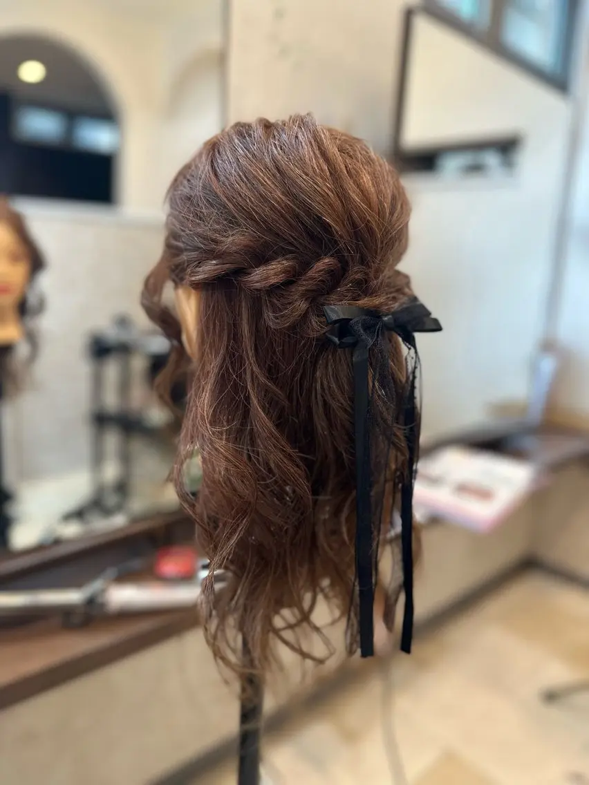 ロング ヘアアレンジ 🩷 YUMIのヘアスタイル