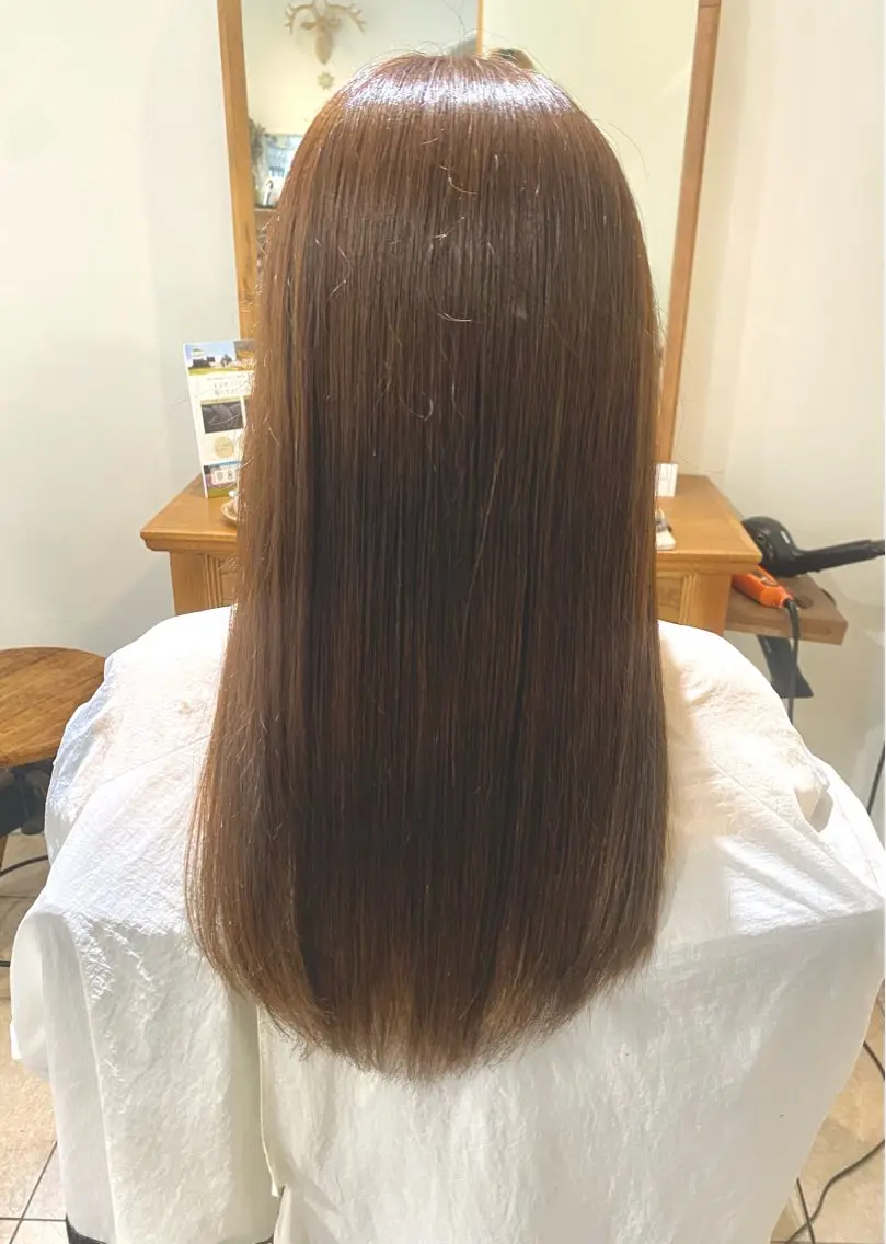 ロング ロングレイヤー レイヤーカット ロング LiC えりのヘアスタイル