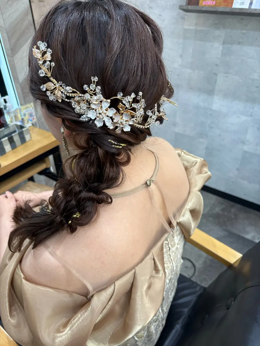 ロング ヘアアレンジ SHANTi 飯塚 ヘアセット/髪質改善のヘアスタイル